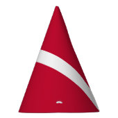 Deense vlag feesthoedjes (Rechts)