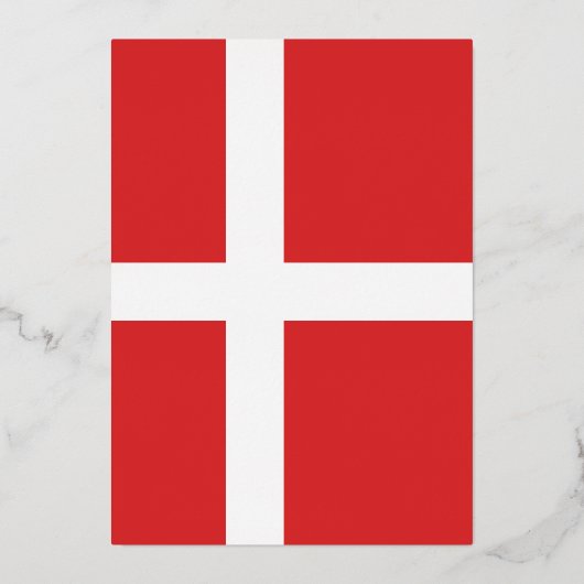 Deense vlag folie uitnodiging (Achterkant)