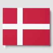 Deense vlag gastenboek (Voorkant)