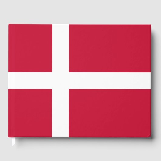 Deense vlag gastenboek (Voorkant)