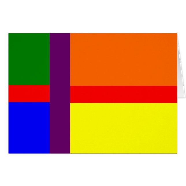 Deense vlag Gay Pride (Voorkant Horizontaal)