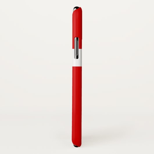 Deense vlag gepersonaliseerd Case-Mate iPhone case (Achterkant / rechts)