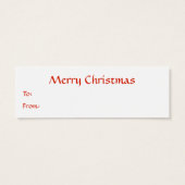 Deense Vlag Gift Tag Mini Visitekaartjes (Achterkant)