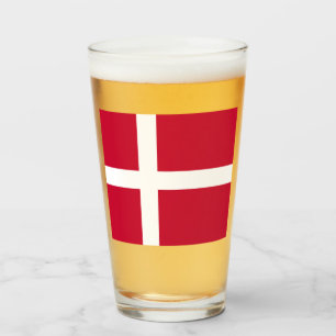 Deense vlag glas