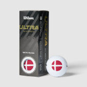 Deense vlag golfballen (Verpakking)