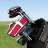 Deense vlag golfheadcover (Insitu)