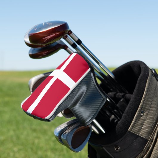 Deense vlag golfheadcover (Insitu)