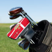 Deense vlag golfheadcover (Insitu)
