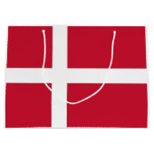 Deense vlag groot cadeauzakje (Voorkant)
