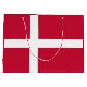 Deense vlag groot cadeauzakje (Achterkant)