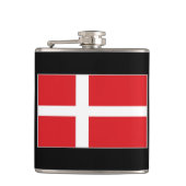 Deense vlag heupfles (Voorkant)