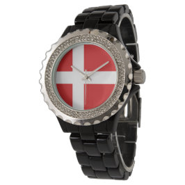 Deense vlag horloge