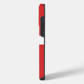 Deense vlag iPhone hoesje (Linkerkant)