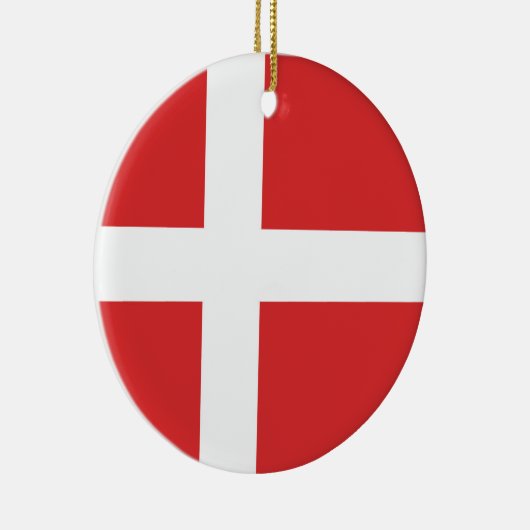 Deense vlag keramisch ornament (Rechts)