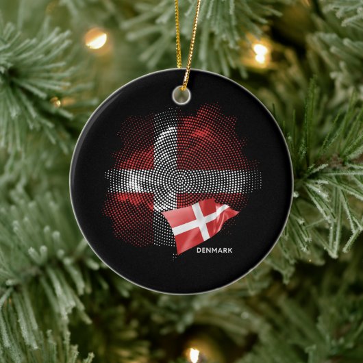 Deense vlag keramisch ornament (Boom)