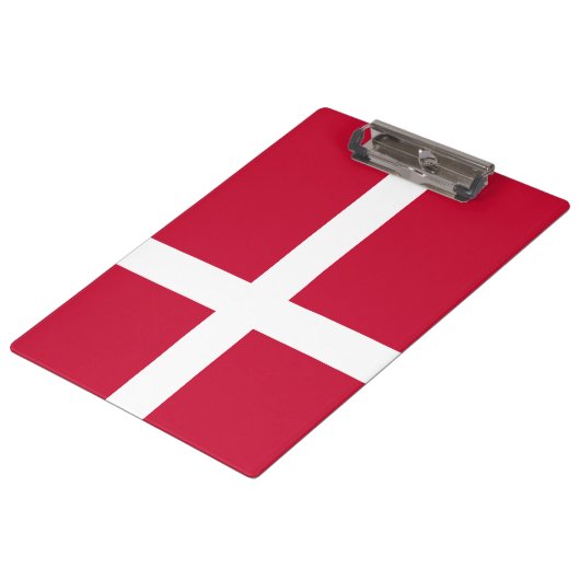 Deense vlag klembord (Gekanteld)