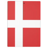 Deense vlag klembord (Achterkant)