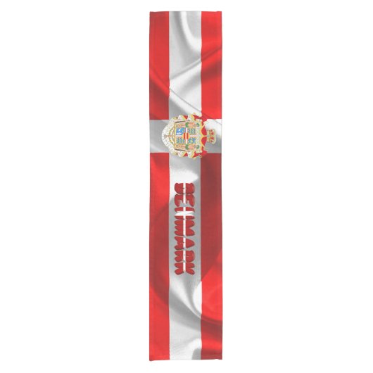 Deense vlag korte tafelloper (Voorkant)