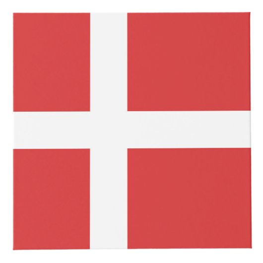 Deense vlag kubus (Voorkant)