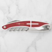 Deense vlag kurkentrekker (Achterkant)