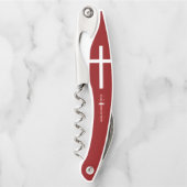 Deense vlag kurkentrekker (Voorkant)