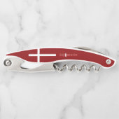 Deense vlag kurkentrekker (Voorkant)