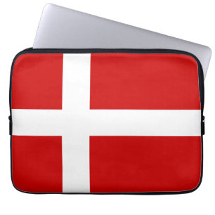 Deense vlag laptop sleeve