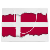 Deense vlag large cadeautasje (Voorkant)