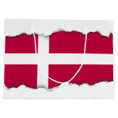 Deense vlag large cadeautasje (Achterkant)