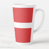 Deense vlag latte mok (Rechts)