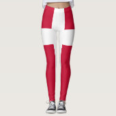 Deense vlag leggings (Voorkant)