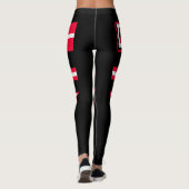 Deense vlag leggings (Achterkant)