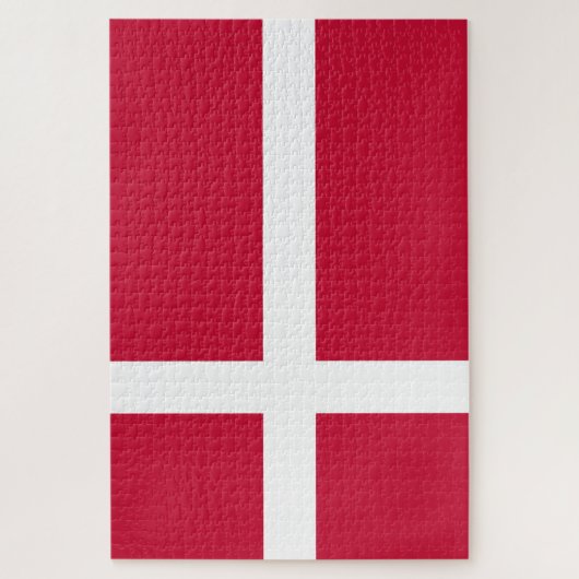 Deense vlag legpuzzel (Verticaal)