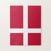 Deense vlag legpuzzel (Verticaal)