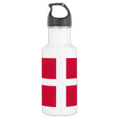 Deense vlag Liberty Fles (Achterkant)