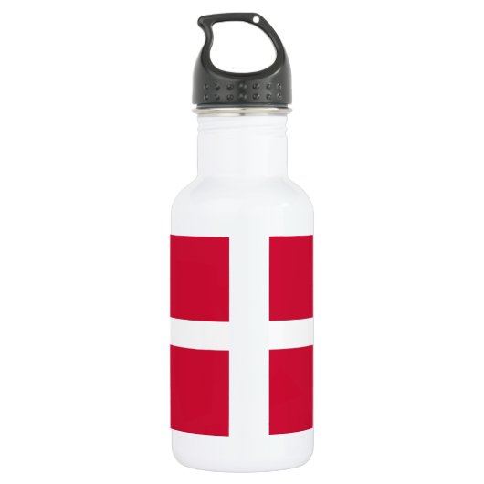 Deense vlag Liberty Fles (Achterkant)