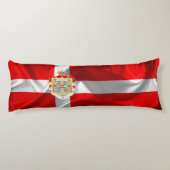Deense vlag lichaamskussen (Achterkant)