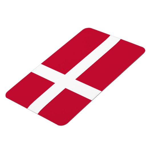 Deense vlag magneet (Linkerzijde)