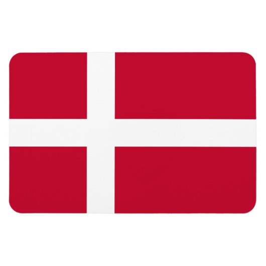 Deense vlag magneet (Horizontaal)