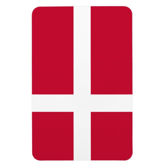 Deense vlag magneet (Verticaal)