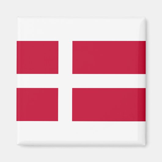 Deense vlag magneet (Voorkant)