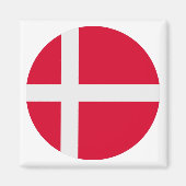 Deense vlag magneet (Voorkant)