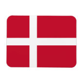 Deense vlag magneet (Horizontaal)