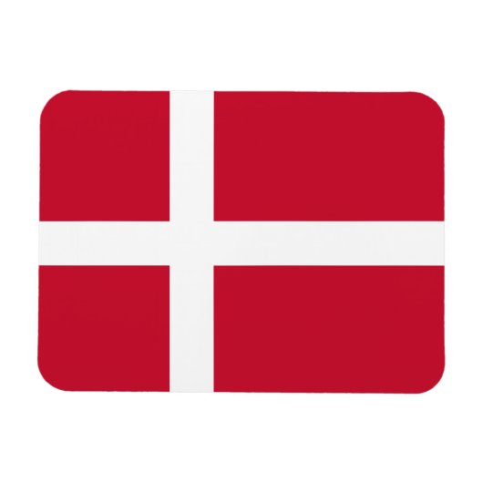 Deense vlag magneet (Horizontaal)