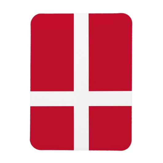 Deense vlag magneet (Verticaal)