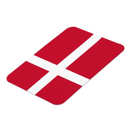 Deense vlag magneet (Linkerzijde)