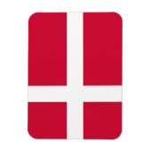 Deense vlag magneet (Verticaal)