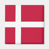 Deense vlag magneet (Voorkant)