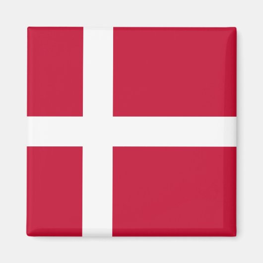 Deense vlag magneet (Voorkant)