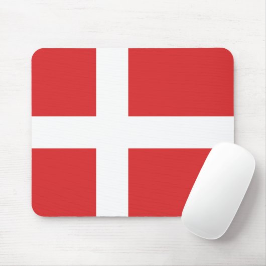 Deense vlag muismat (Met muis)